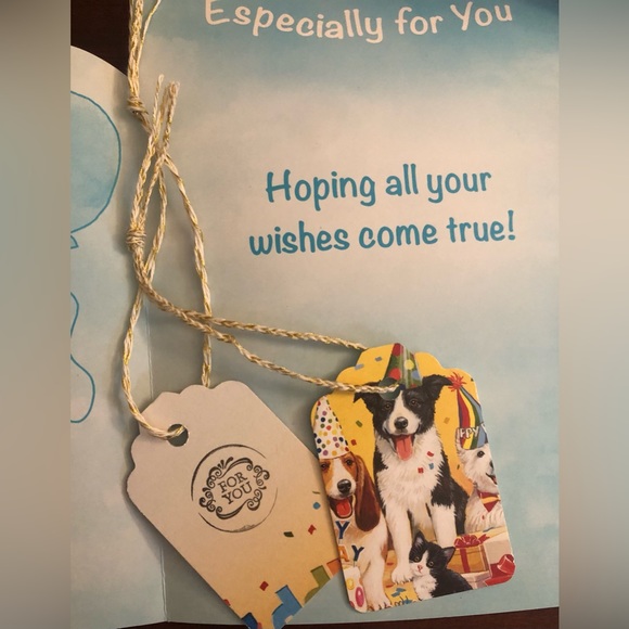 Birthday Card & Specially Designed Two Gift Tags & Envelope - Picture 7 of 8